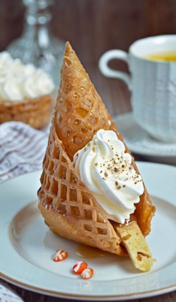 Cheesecake Almond Cone Recipe