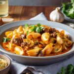 Creamy Beef and Shells Recipe