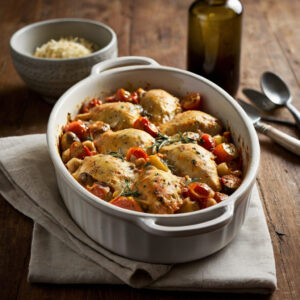 Baked Tuscan Chicken Casserole Recipe
