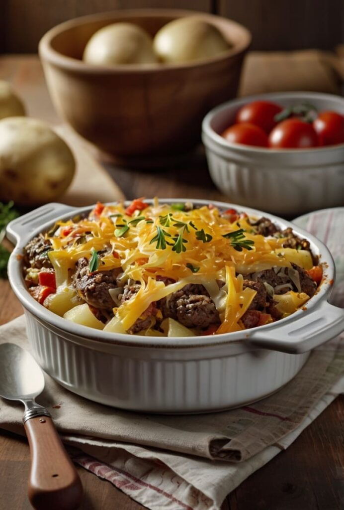 Hamburger Potato Casserole Recipe