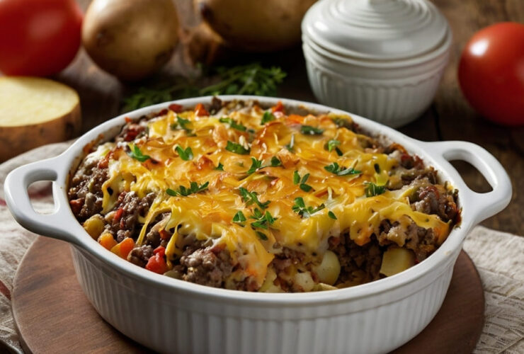 Hamburger Potato Casserole Recipe