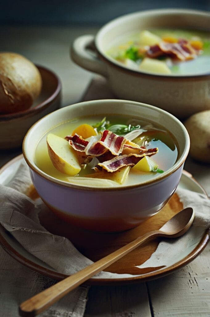 Irish Bacon Cabbage And Potato Soup Recipe