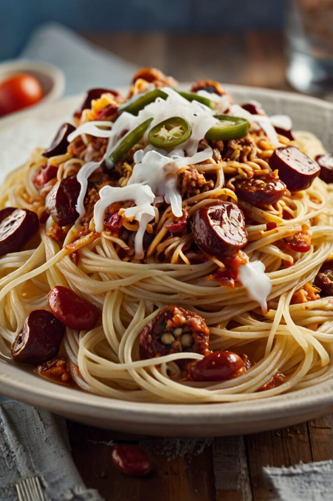Bob’s Big Boy Spaghetti Chili Recipe