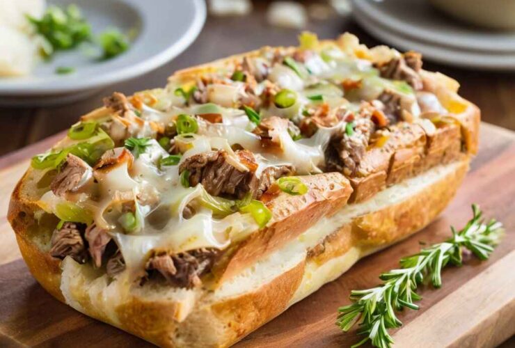 Philly Cheesesteak Garlic Bread Recipe