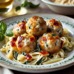 Baked Chicken Ricotta Meatballs Recipe