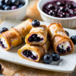 Blueberry Cream Cheese Egg Rolls Recipe