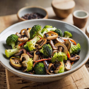 Broccoli and Mushroom Stir-Fry Recipe