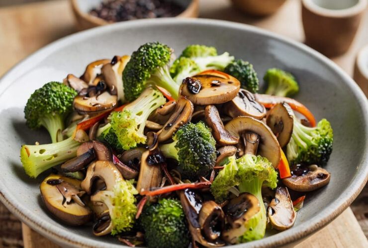 Broccoli and Mushroom Stir-Fry Recipe