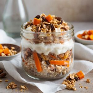 Carrot Cake Overnight Oats Recipe