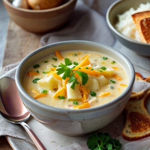 Cheesy Potato Soup Recipe