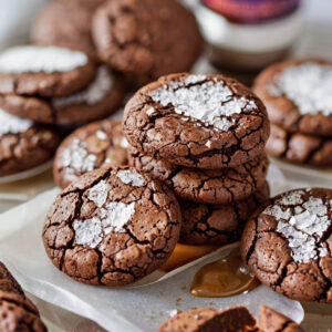 Chocolate Brownie Crinkle Cookies Recipe