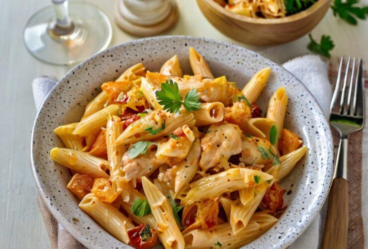 Crack Chicken Penne Recipe