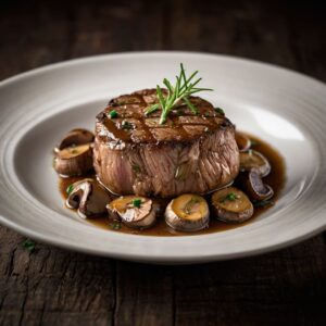 Filet Mignon in Mushroom Wine Sauce Recipe