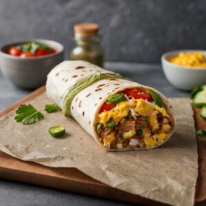 High Protein Breakfast Burrito Recipe