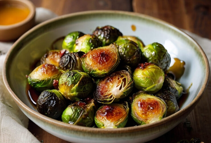 Honey Balsamic Brussels Sprouts Recipe