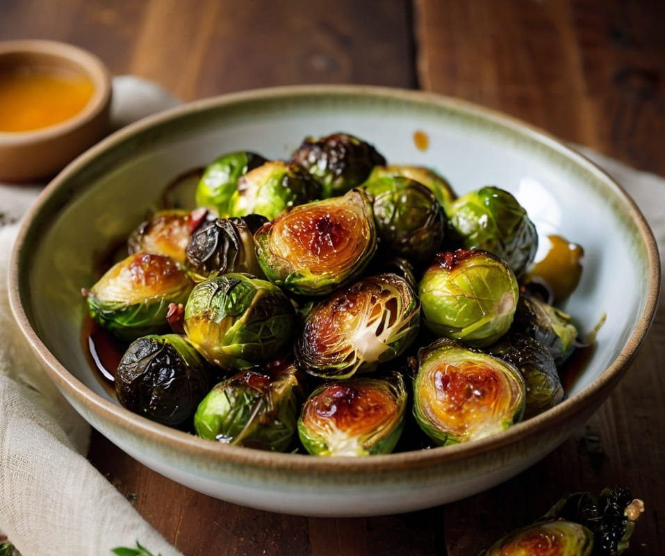 Honey Balsamic Brussels Sprouts Recipe