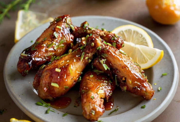 Honey Lemon Pepper Wings Recipe
