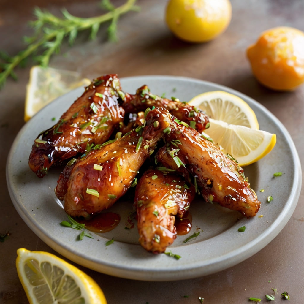 Honey Lemon Pepper Wings Recipe
