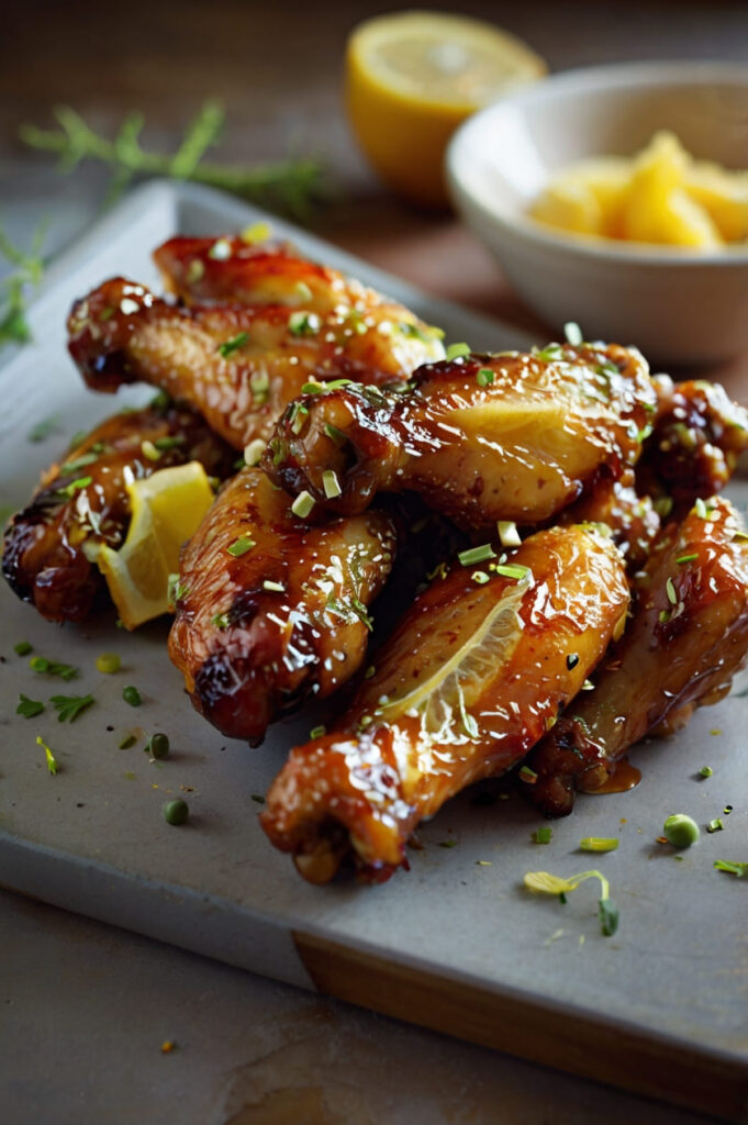 Honey Lemon Pepper Wings Recipe