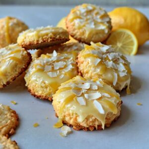 Lemon Coconut Cheesecake Cookies Recipe