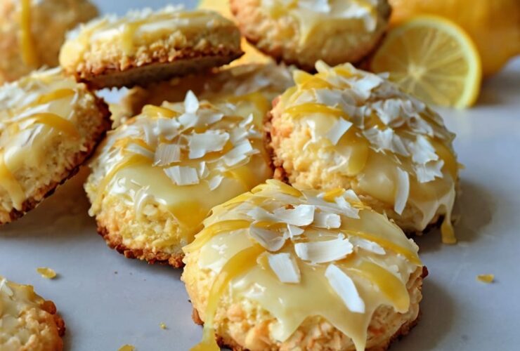 Lemon Coconut Cheesecake Cookies Recipe