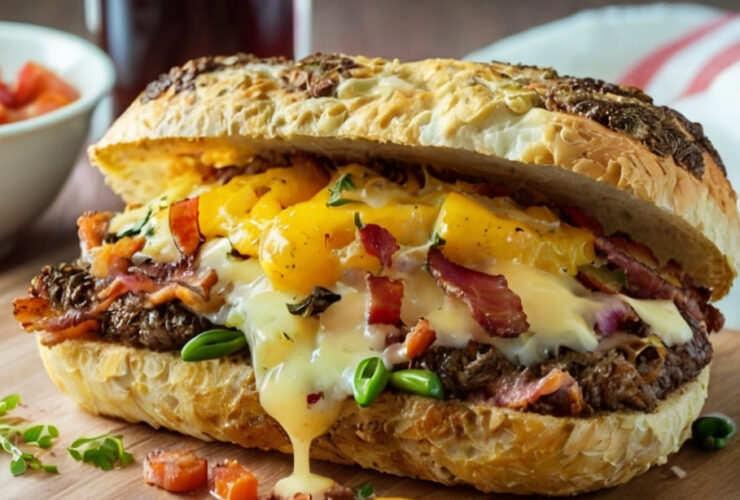 Luby's Bacon Cheese Steak Recipe