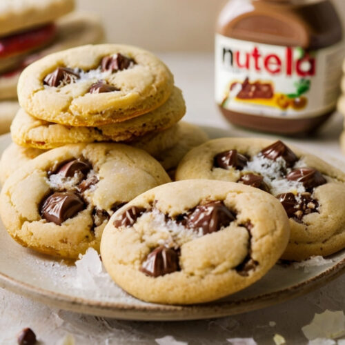 Nutella Stuffed Sugar Cookies Recipe