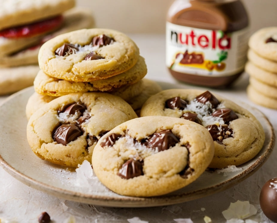 Nutella Stuffed Sugar Cookies Recipe