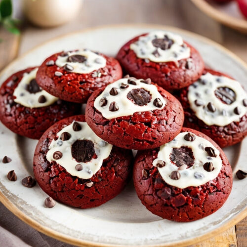 Red Velvet Brownie Cookies Recipe