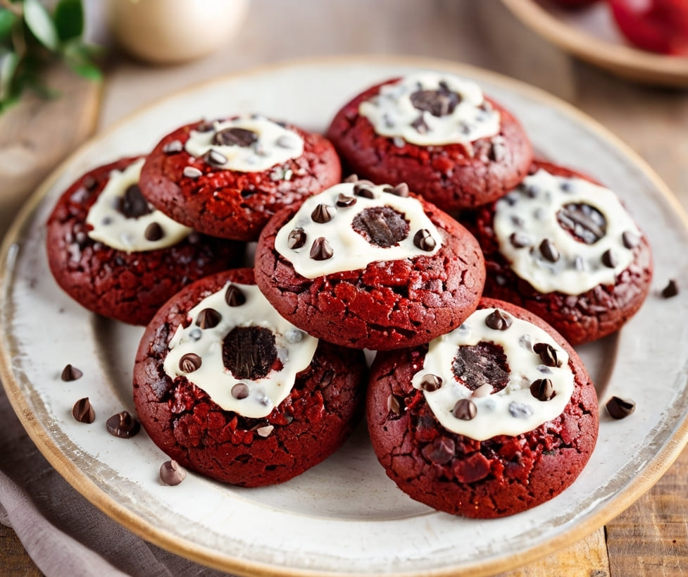 Red Velvet Brownie Cookies Recipe