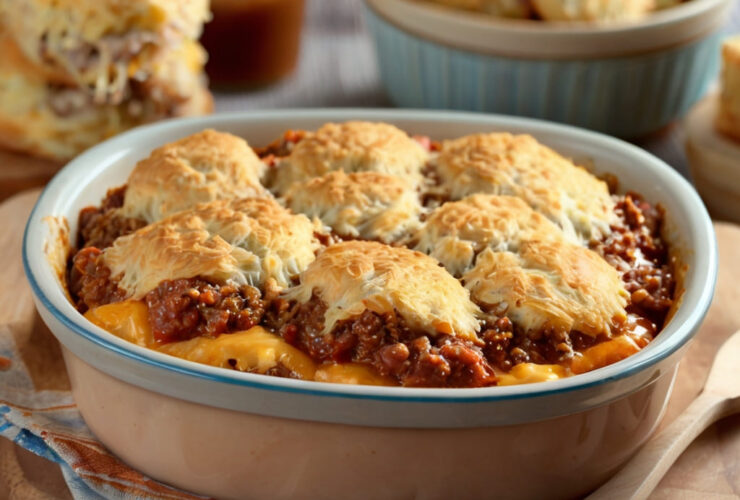 Sloppy Joe Biscuit Casserole Recipe
