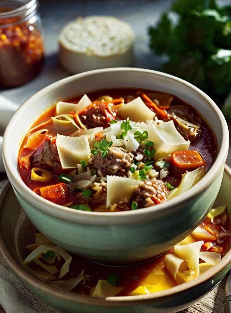 Slow Cooker Cabbage Roll Soup Recipe