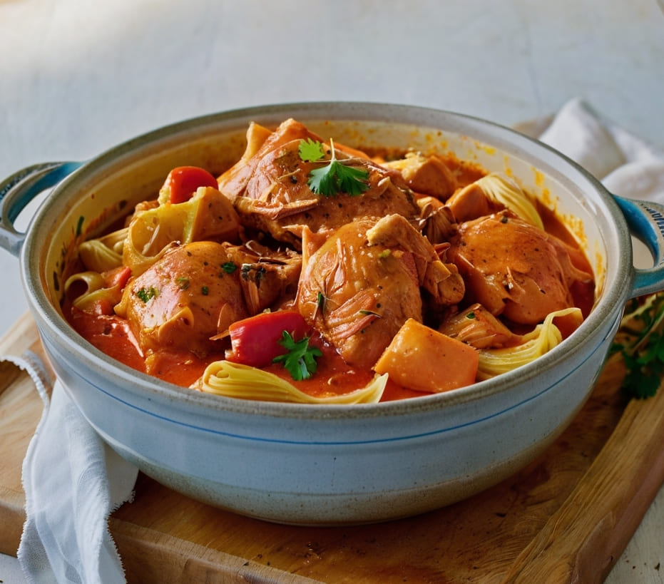 Slow Cooker Chicken Paprikash Recipe