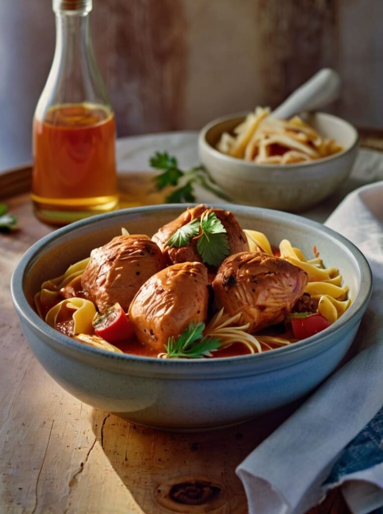 Slow Cooker Chicken Paprikash Recipe