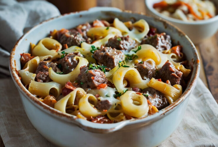 Sour Cream Beef Noodle Casserole Recipe