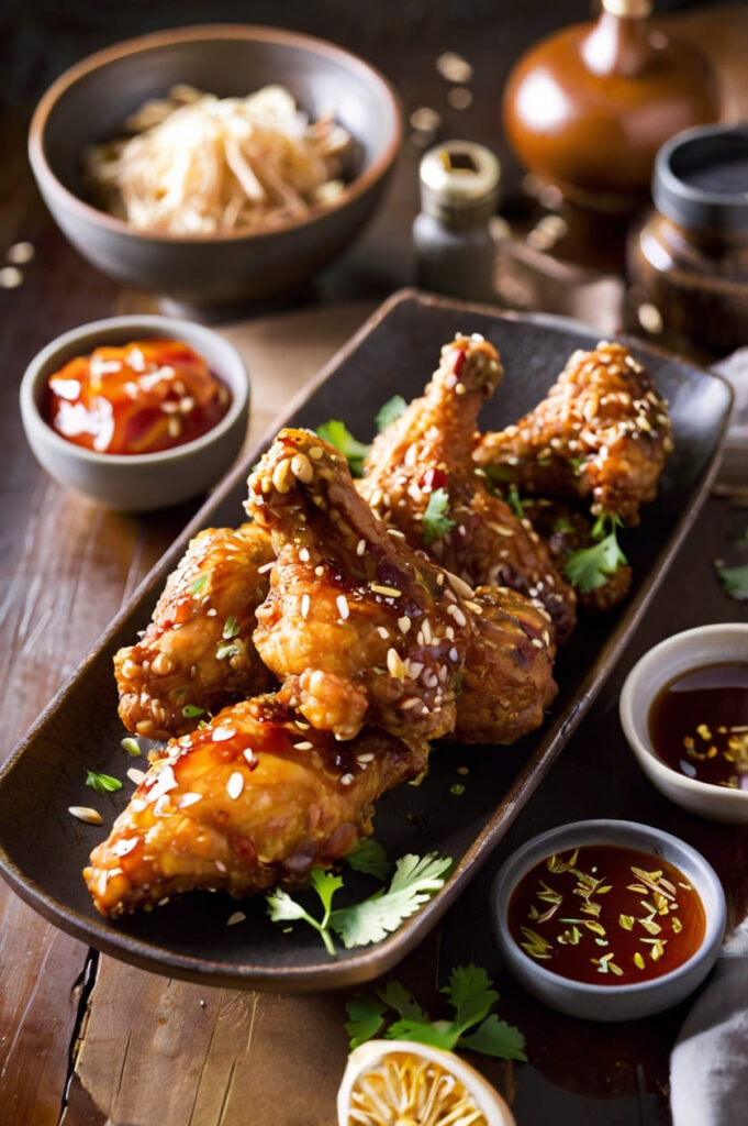 Soy Garlic Korean Fried Chicken Recipe
