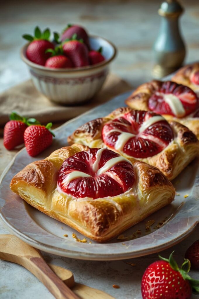 Strawberry Cream Cheese Danish Recipe