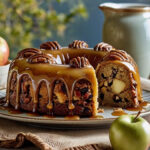 Apple Pecan Cake With Caramel Glaze Recipe