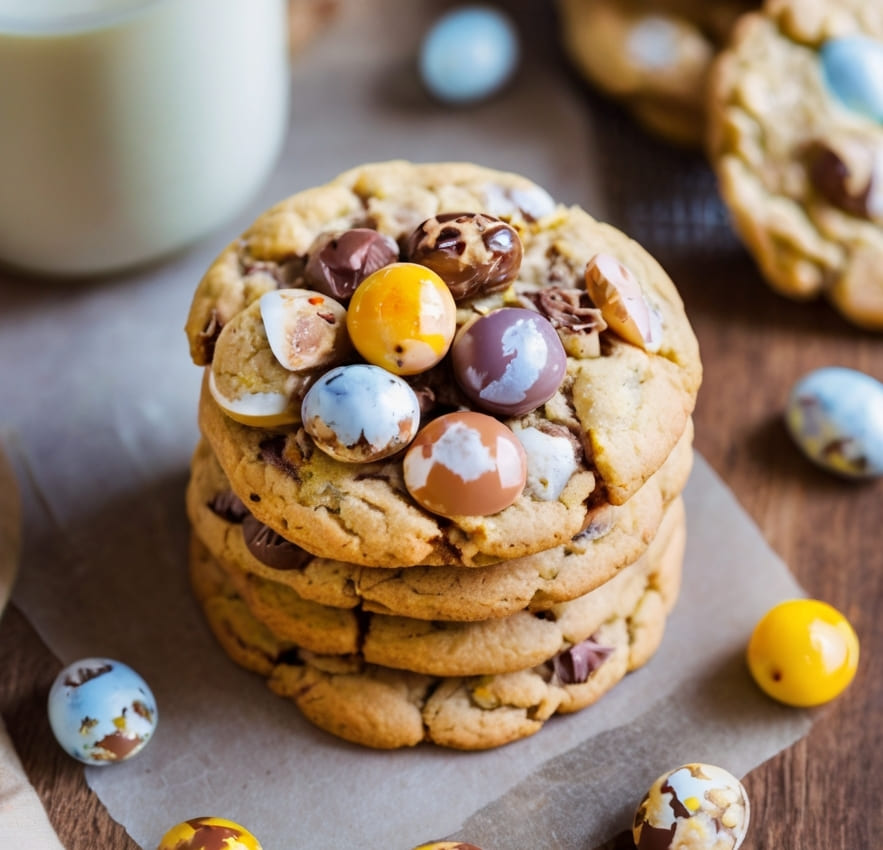 Cadbury Mini Egg Cookies Recipe