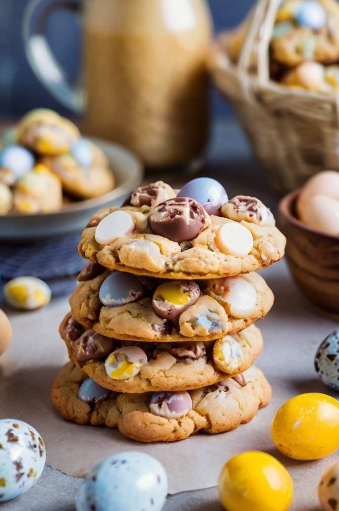 Cadbury Mini Egg Cookies Recipe