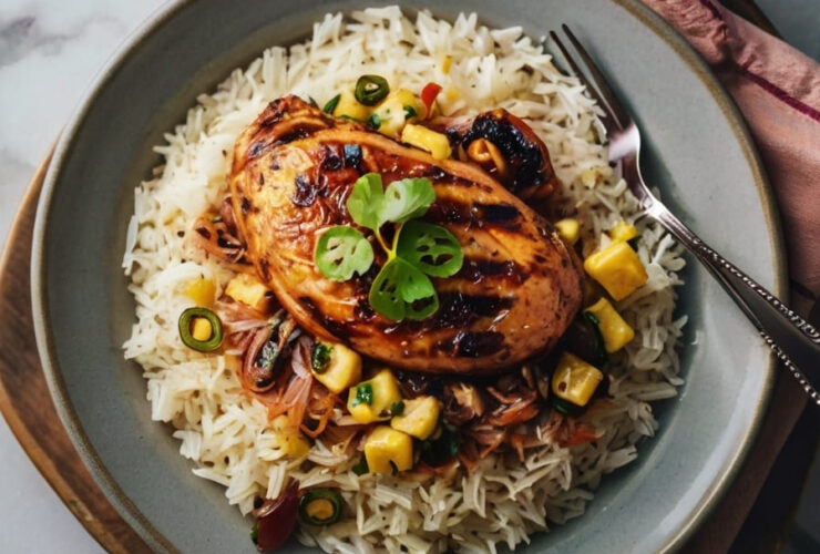 Caribbean Jerk Chicken and Rice Recipe