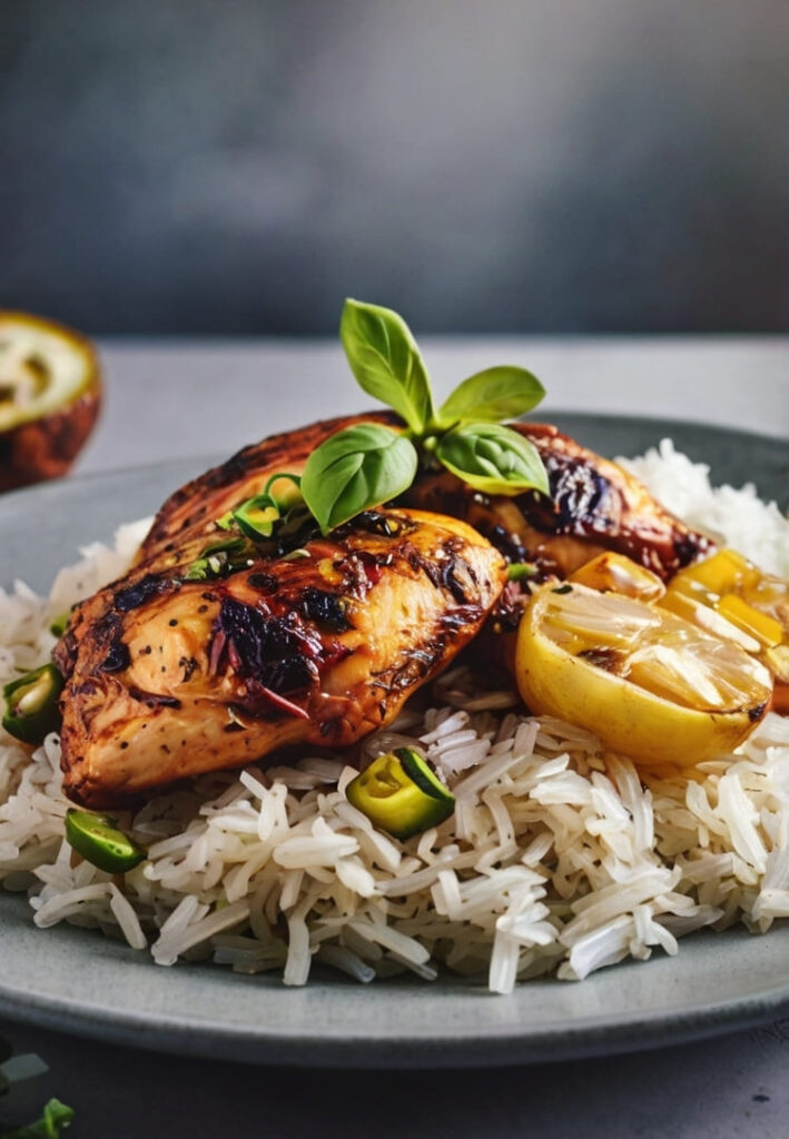 Caribbean Jerk Chicken and Rice Recipe