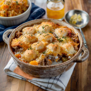 Cheddar Bay Ground Beef Cobbler Recipe