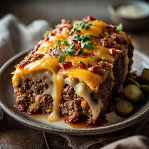 Cheesy Loaded Meatloaf Casserole Recipe