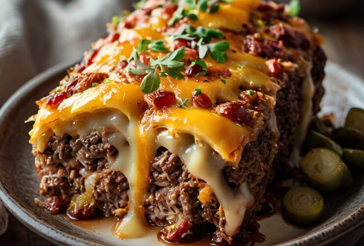 Cheesy Loaded Meatloaf Casserole Recipe