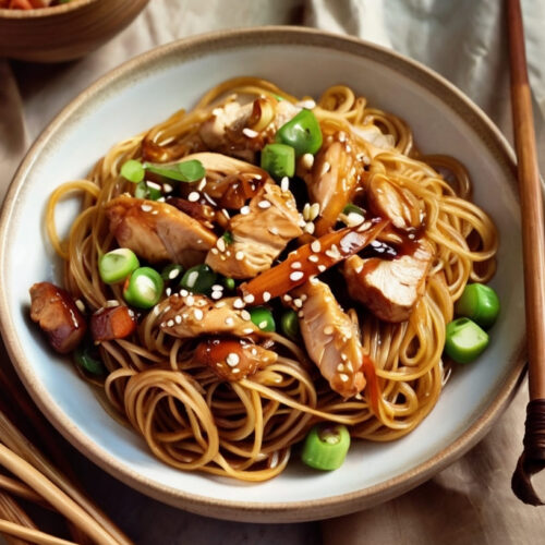 Chicken Teriyaki Noodles Recipe