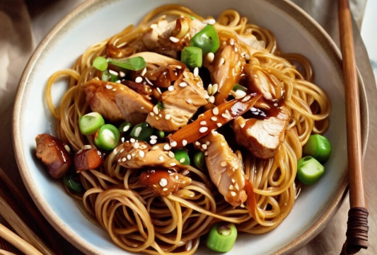 Chicken Teriyaki Noodles Recipe