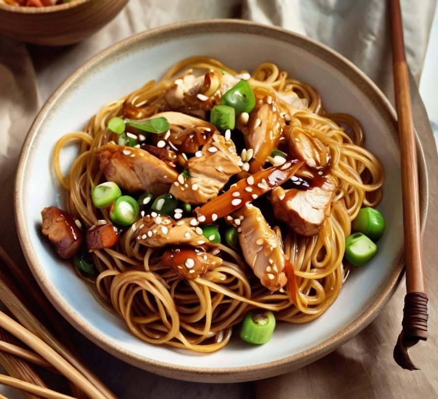 Chicken Teriyaki Noodles Recipe