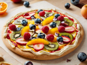 Classic Fruit and Cream Cheese Pizza