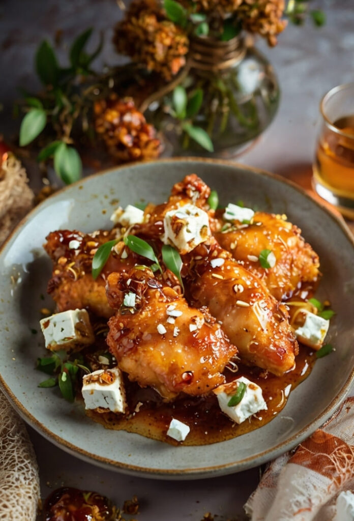 Crispy Hot Honey Feta Chicken Recipe